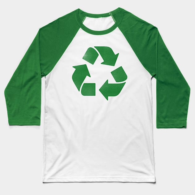 recycle distressed Baseball T-Shirt by mystudiocreate